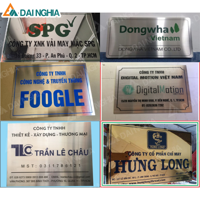 Công ty sử dụng biển số nhà để tạo ấn tượng với đối tác