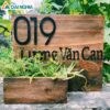 Biển số nhà bằng gỗ phong thủy